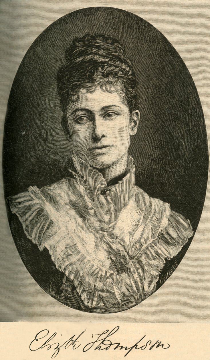 Elżbieta Butler, 1883. autorstwa Unbekannt