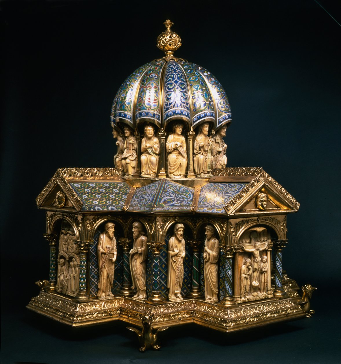 Relikwiarz Eltenberga, c1150 autorstwa Unbekannt
