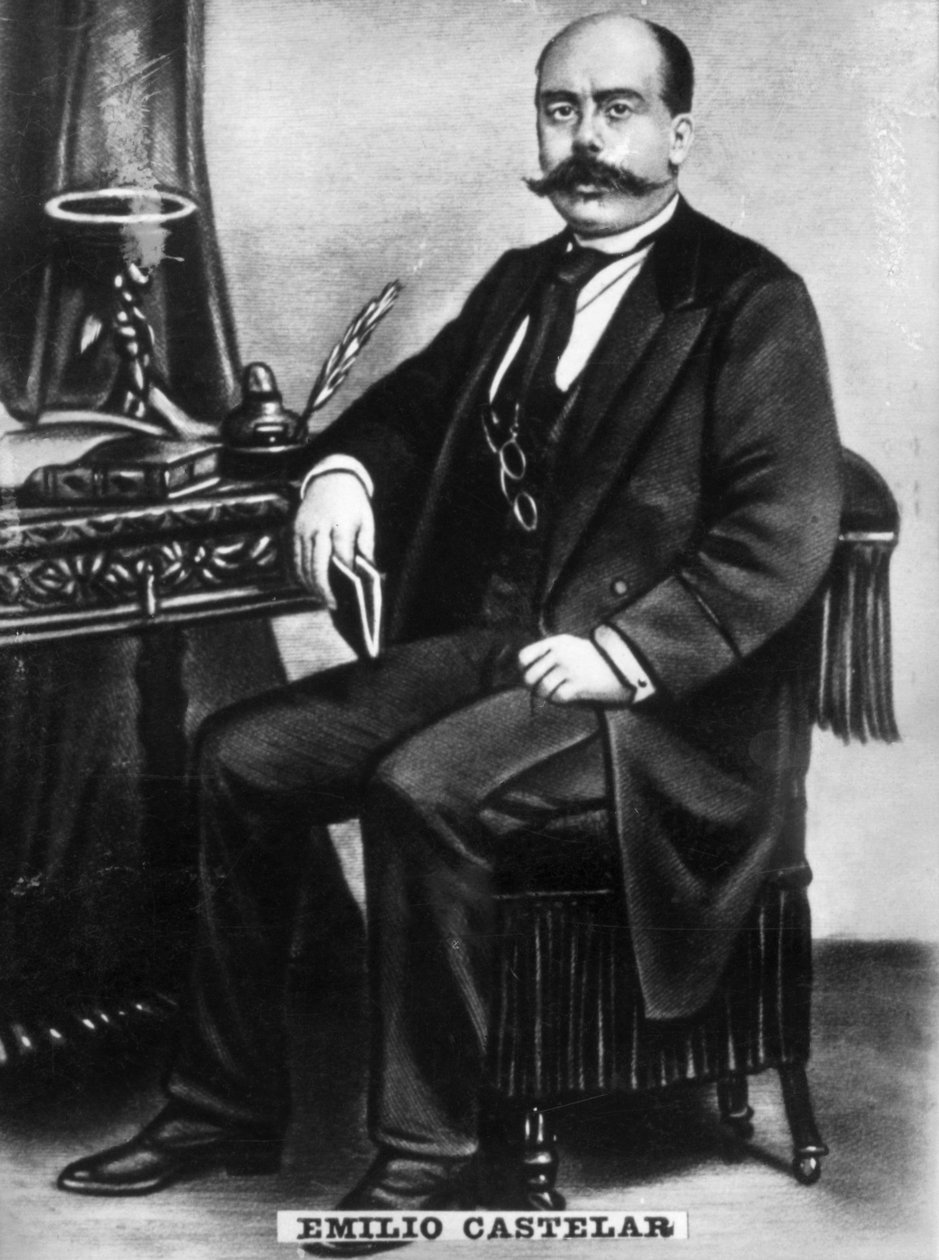Emilio Castelar, 1832-1899, lata 20. autorstwa Unbekannt
