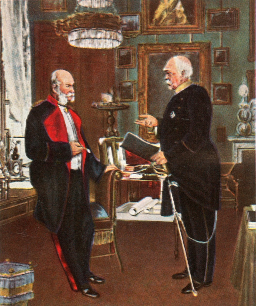 Cesarz i kanclerz, 1871, 1936. autorstwa Unbekannt
