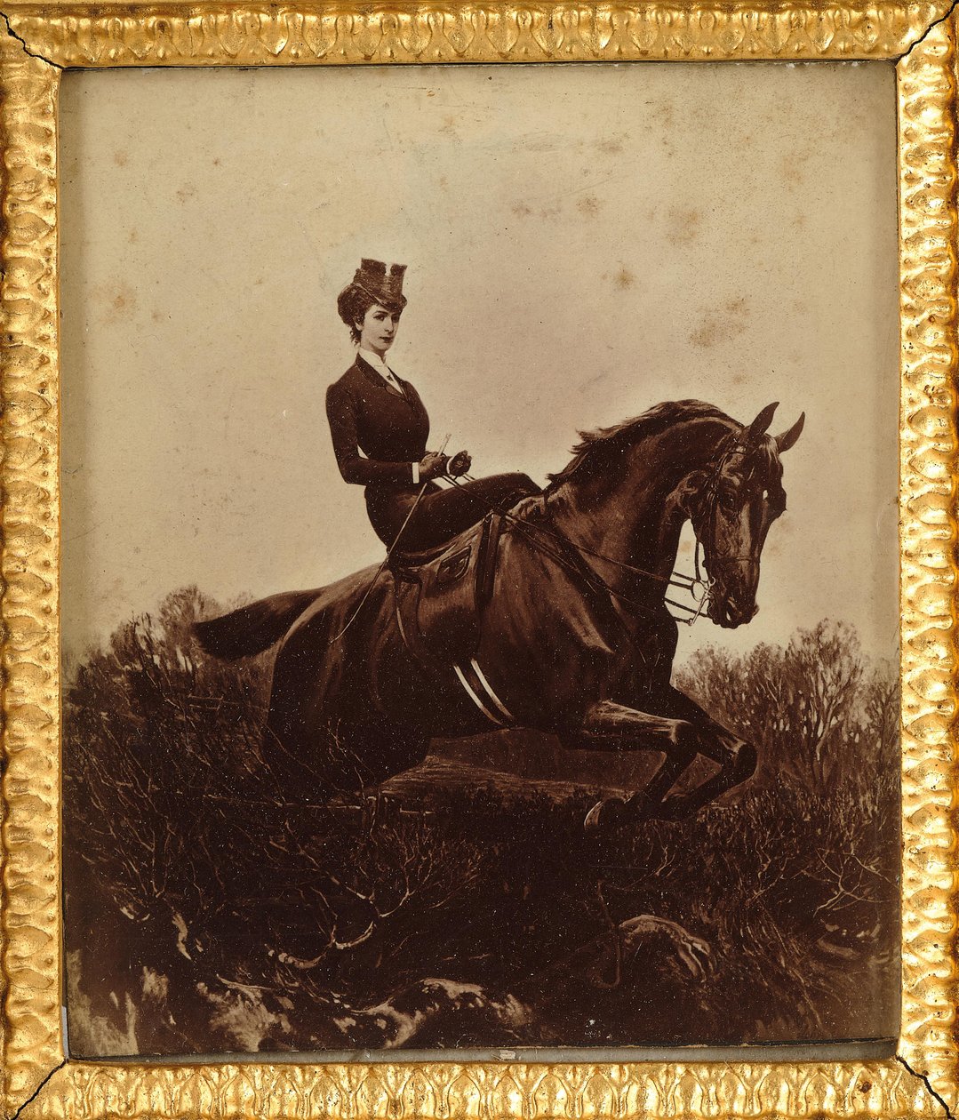 Cesarzowa Elżbieta na koniu, ok. 1890. autorstwa Unbekannt