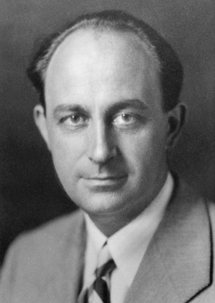 Enrico Fermi, urodzony we Włoszech amerykański fizyk jądrowy, ok. 1938 r. autorstwa Unbekannt