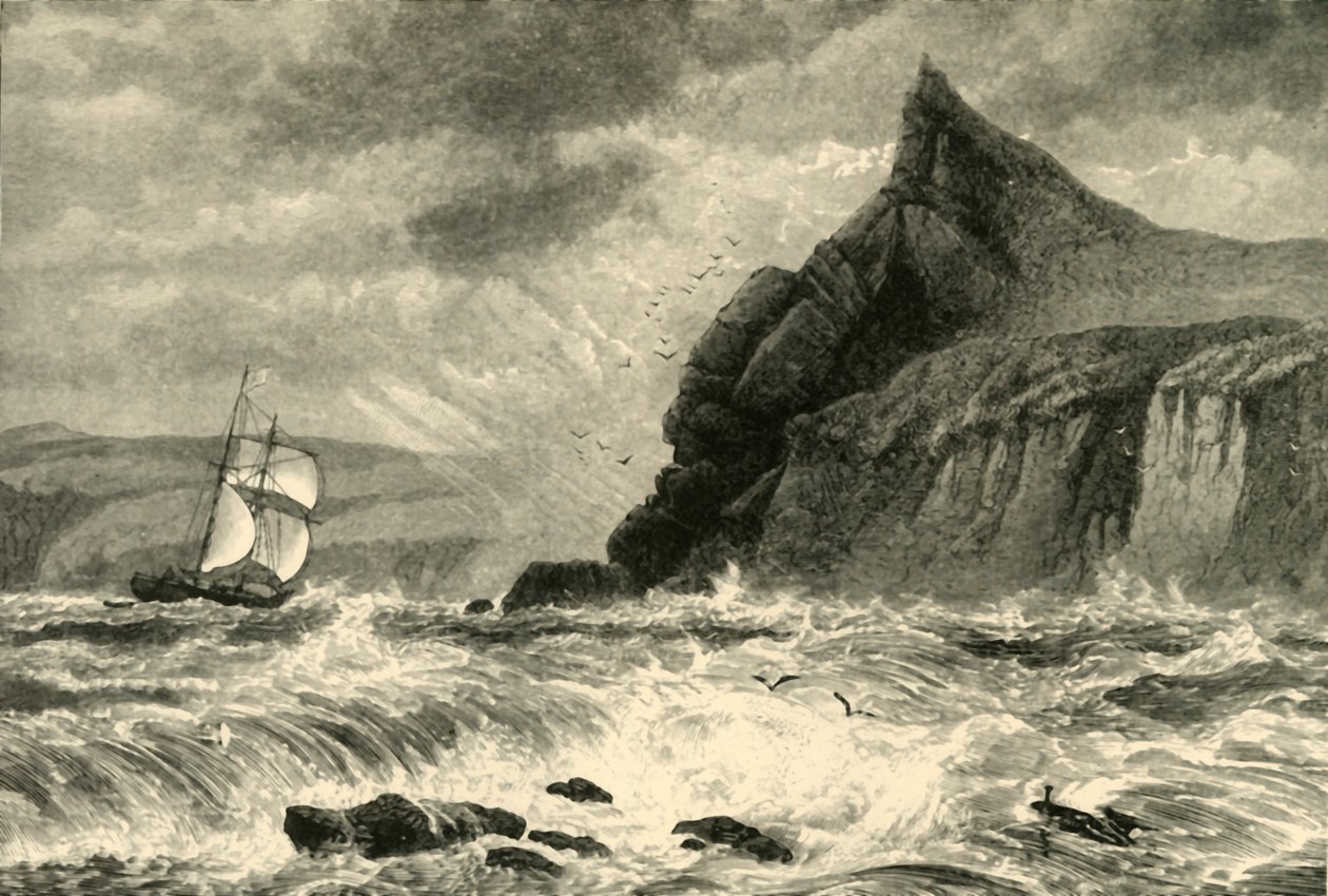 Wejście do portu Fowey, 1898. autorstwa Unbekannt