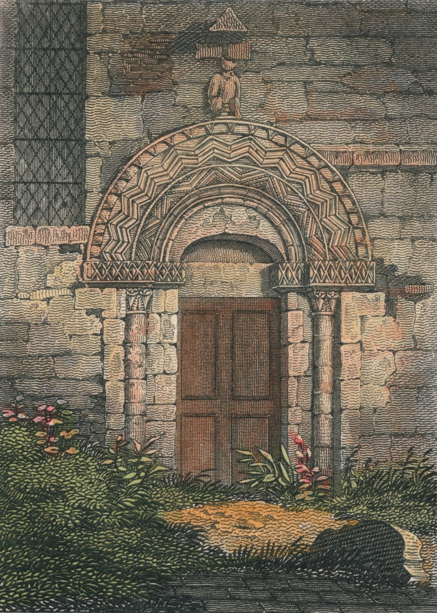 Wejście do kościoła Patricksbourne, 1817. autorstwa Unbekannt