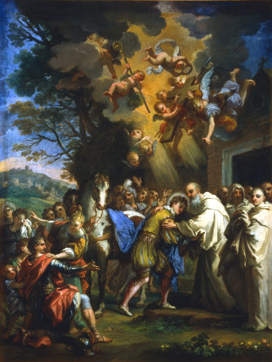„Wjazd św. Bernarda do miasta”, ok. 1630-1679 autorstwa Unbekannt