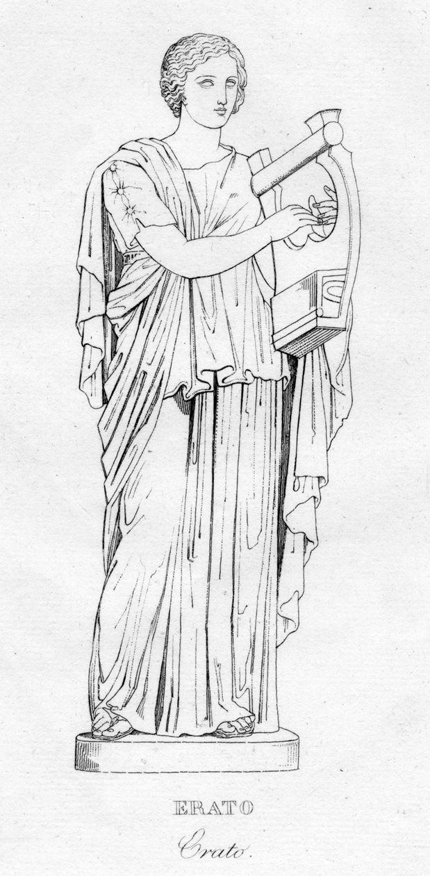 Erato, ok. 1850 autorstwa Unbekannt