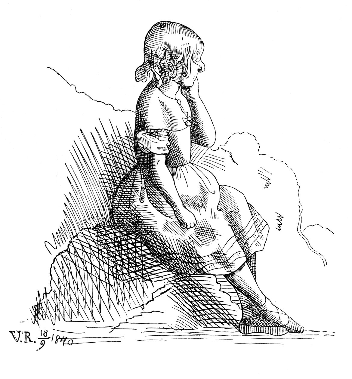 Akwaforta królowej Wiktorii, 1840, 1900 autorstwa Unbekannt