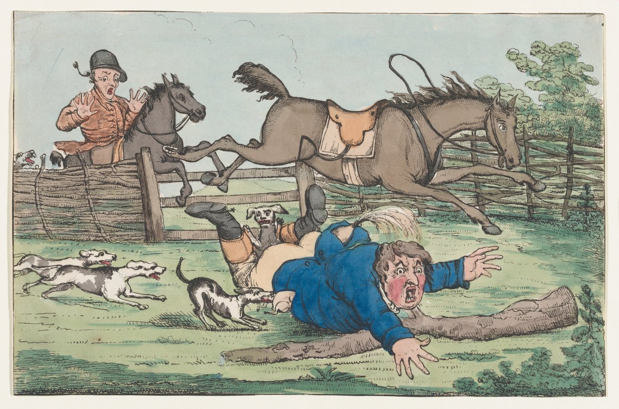 Upadły jeździec, 1780-1820. autorstwa Unbekannt
