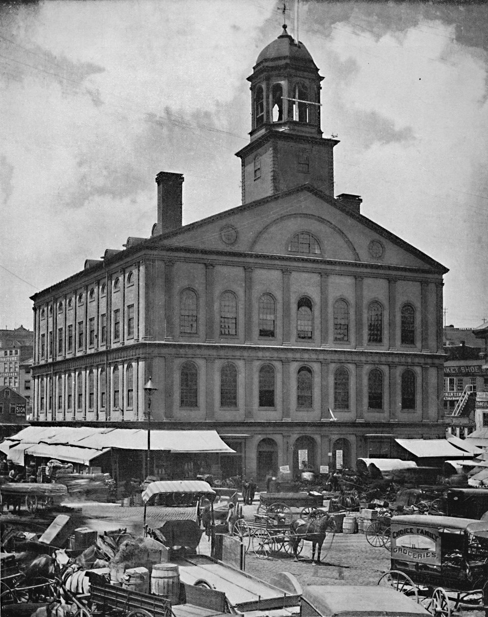 Faneuil Hall, Boston, ok. 1897. autorstwa Unbekannt