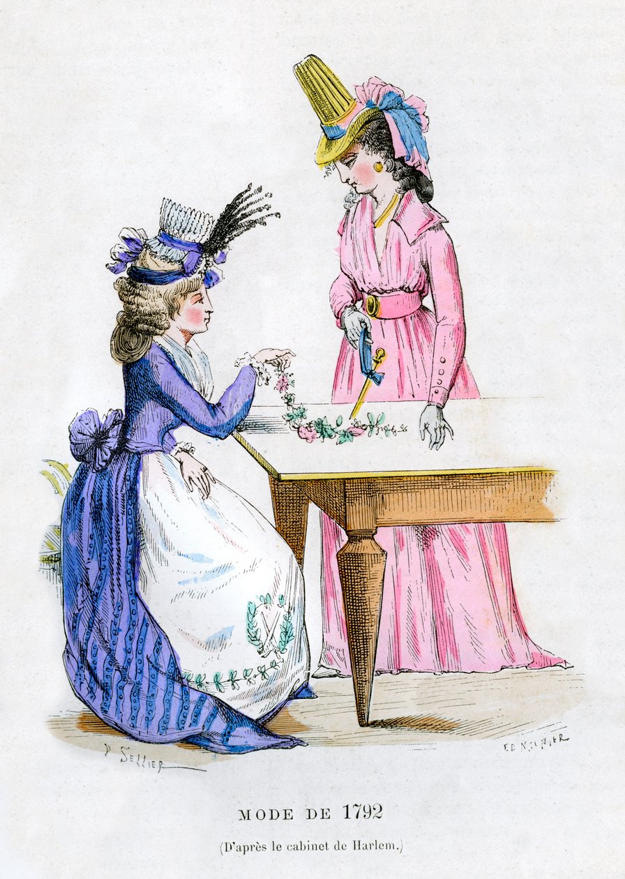 Moda lat 1792 1882-1884 autorstwa Unbekannt