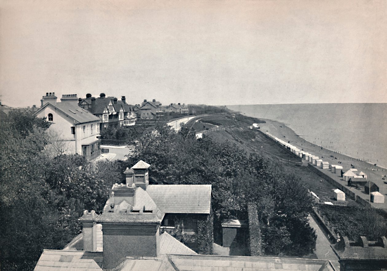 Felixstowe - Z hotelu Bath, 1895 autorstwa Unbekannt