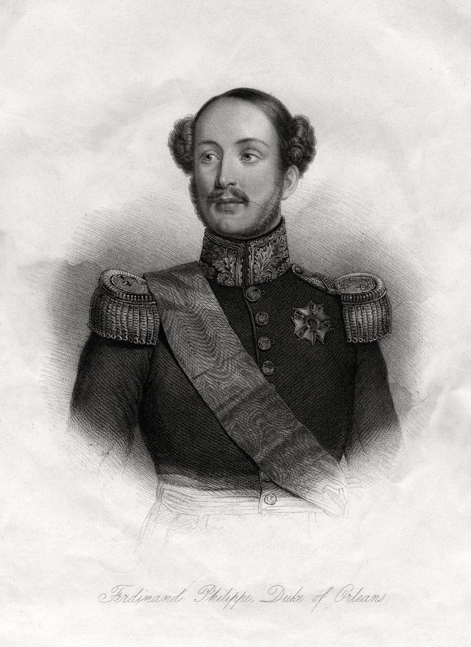 Ferdynand-Philippe 1810-1842, książę królewski Francji, XIX w. autorstwa Unbekannt