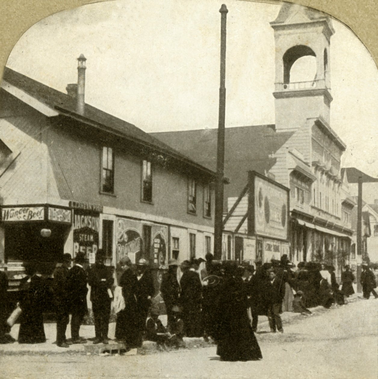 Lądowanie promu z Oakland, 1906. autorstwa Unbekannt