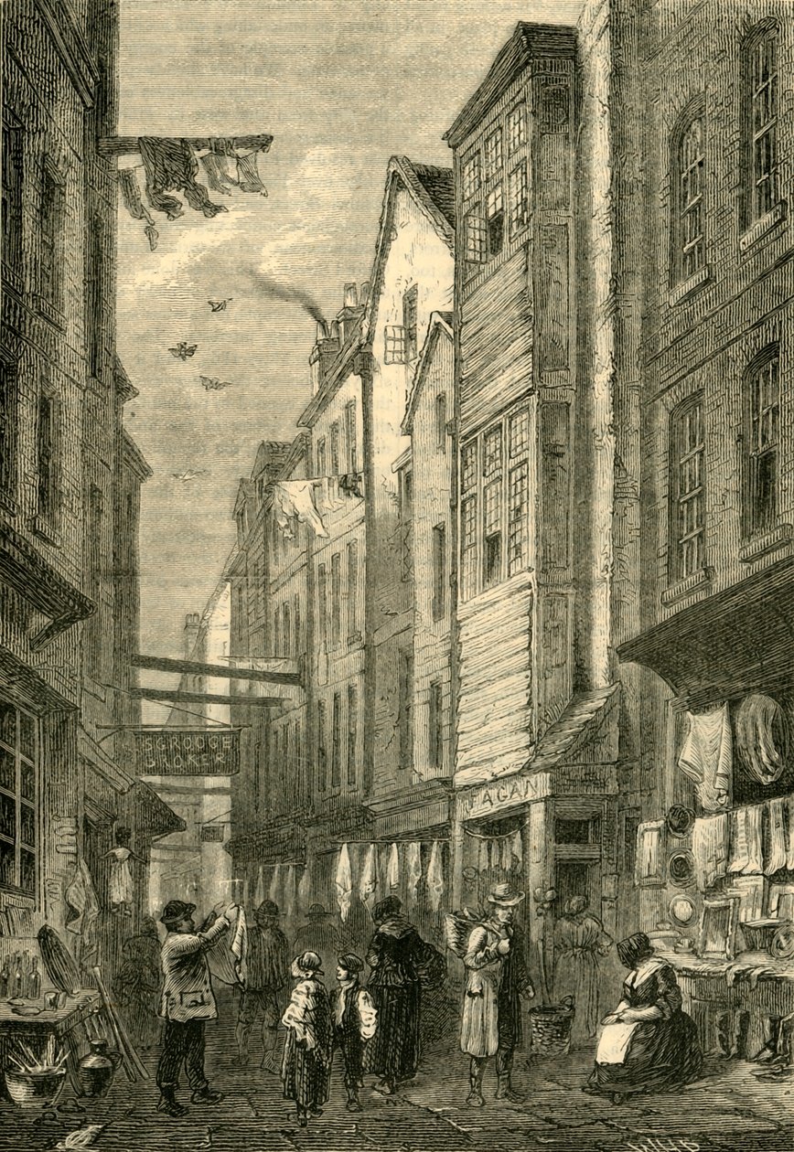 Zaułek polny ok. 1840 r., ok. 1872 r. autorstwa Unbekannt