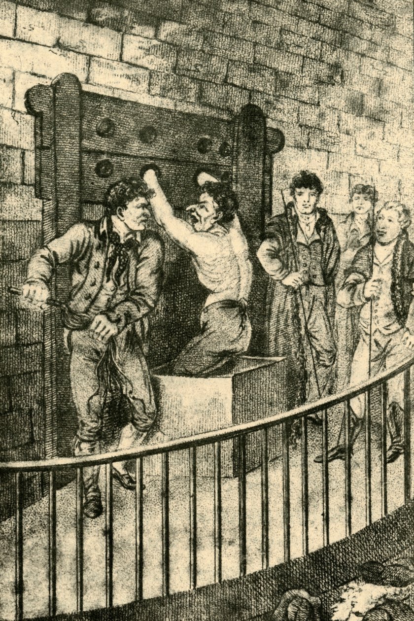 Chłosta w Old Bailey, 1809, 1925. autorstwa Unbekannt
