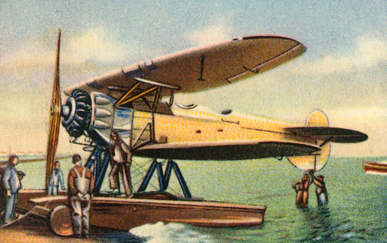Wodnosamolot Focke-Wulf W 4, lata 20., 1932. autorstwa Unbekannt