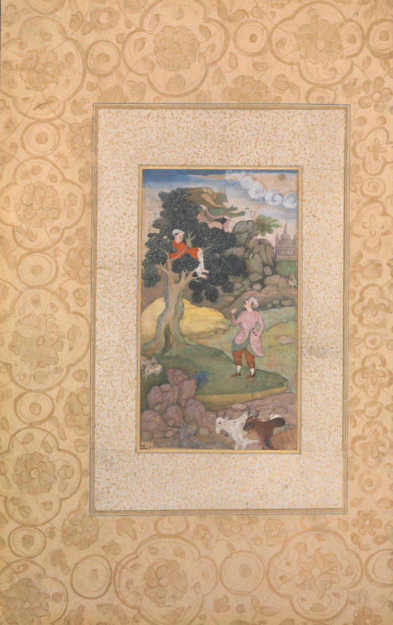Folio z Kathasaritsagara, ca. 1590. autorstwa Unbekannt
