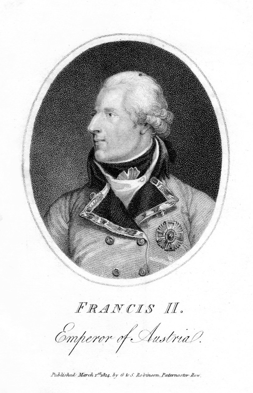 Franciszek II, cesarz rzymski, 1814 autorstwa Unbekannt
