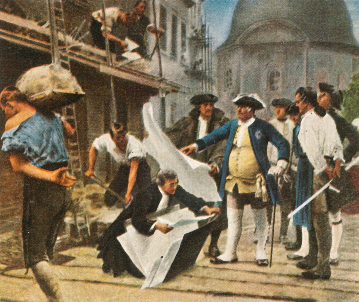 Fryderyk Wilhelm I buduje Berlin, 1936. autorstwa Unbekannt