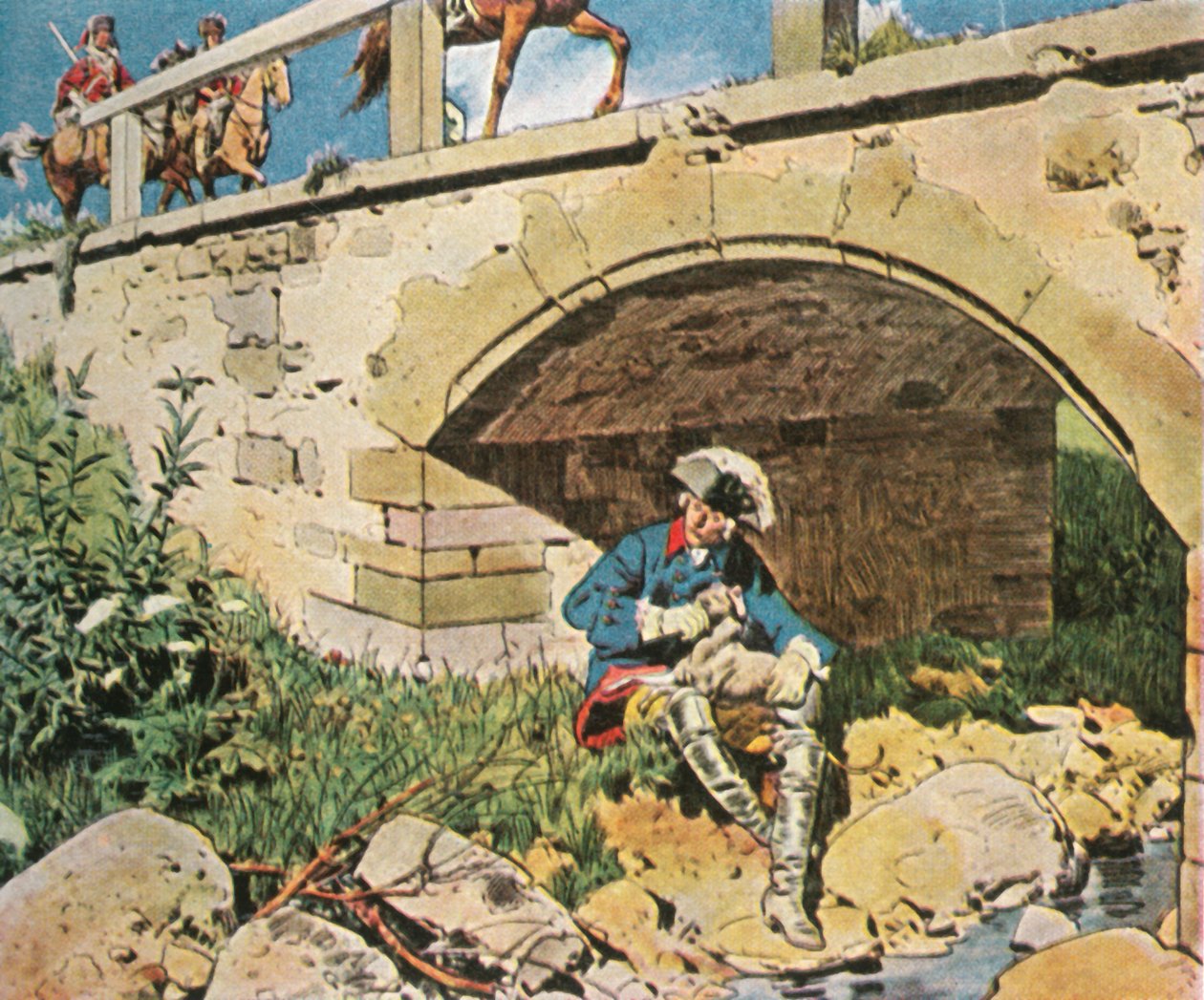 Fryderyk Wielki unika schwytania, 1745, 1936. autorstwa Unbekannt