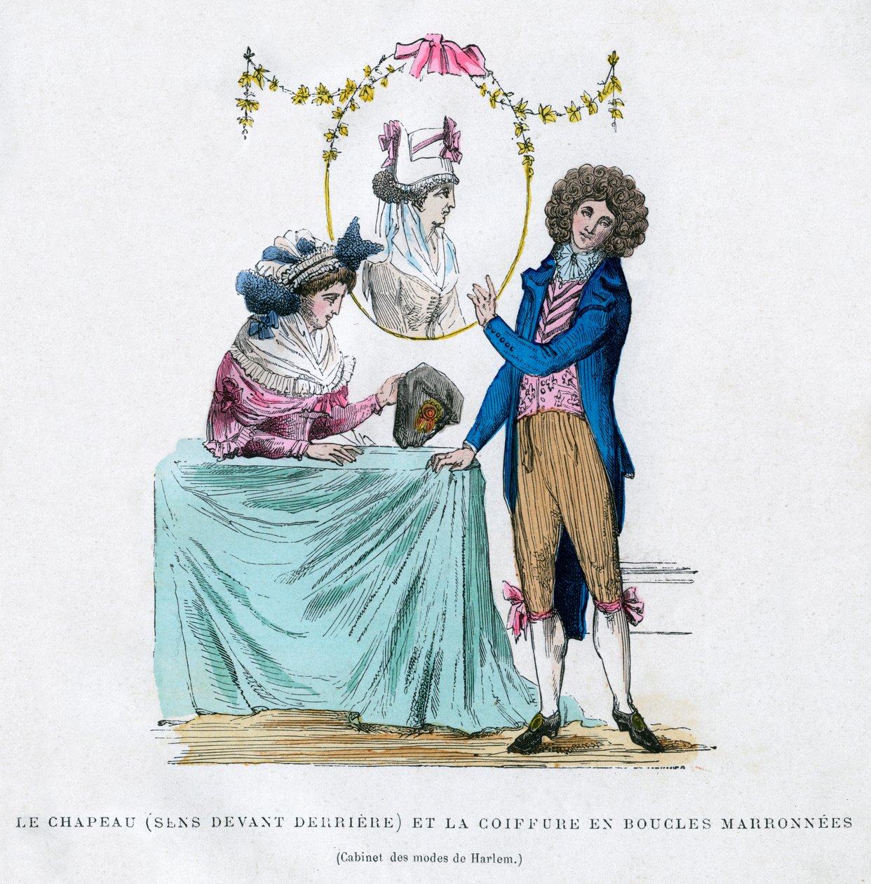 Francuska moda i fryzura, początek XIX wieku 1882-1884 autorstwa Unbekannt