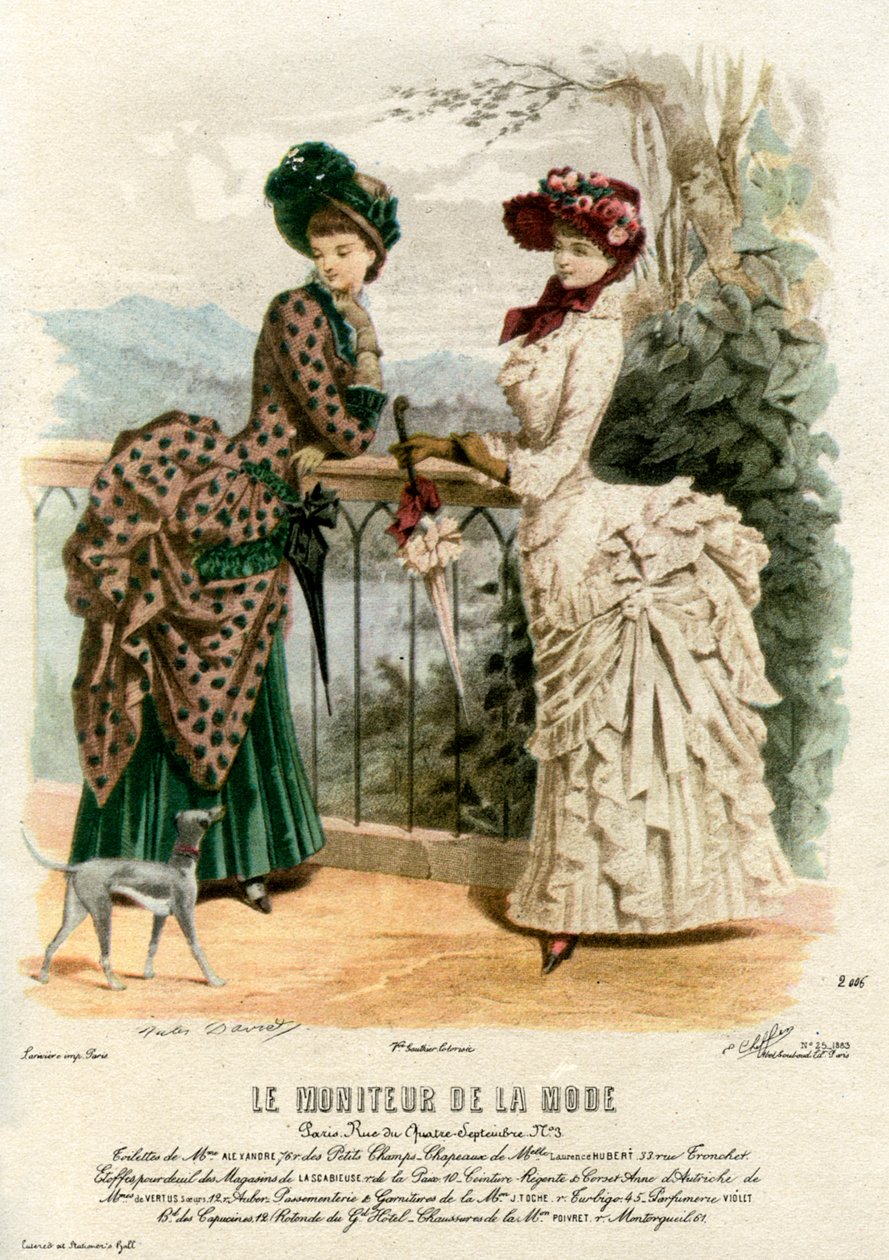Moda francuska XIX wieku, 1883 1938 autorstwa Unbekannt