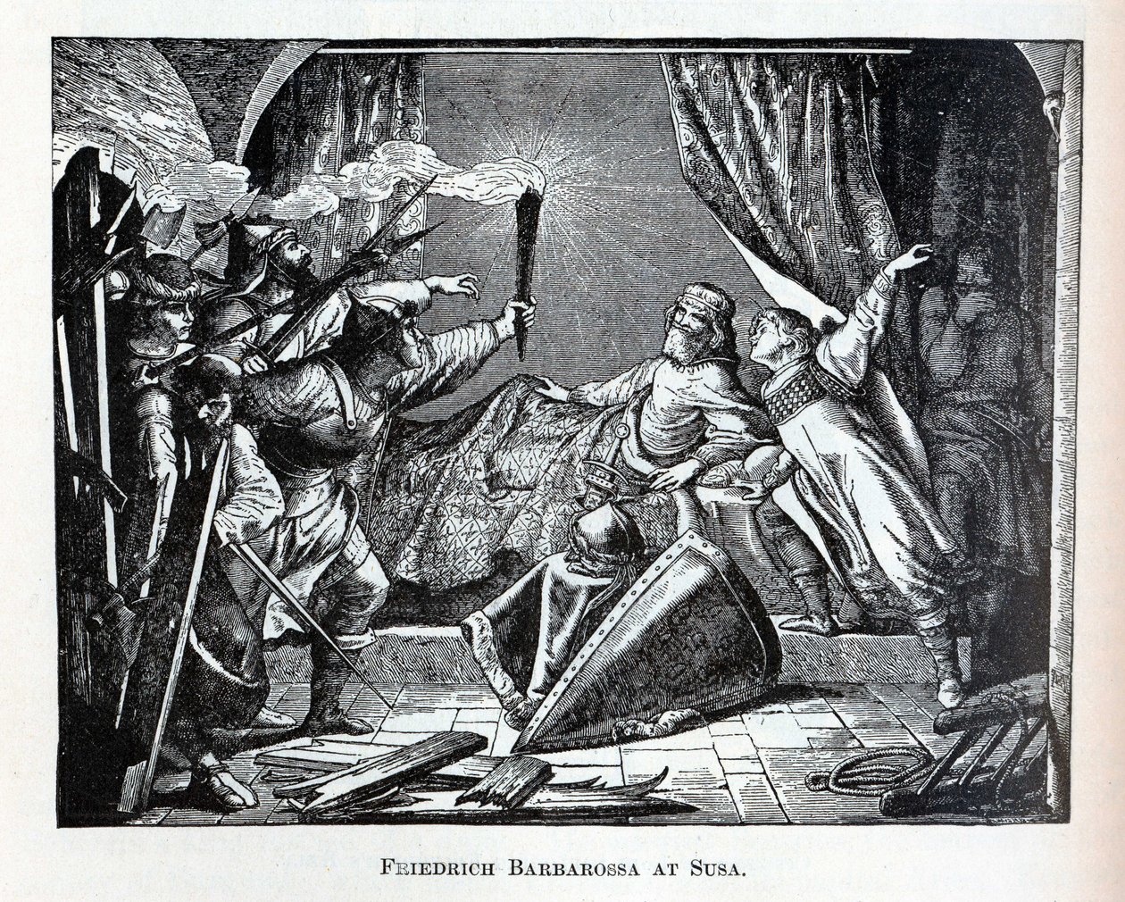 Fryderyk Barbarossa w Suzie, 1882 r. autorstwa Unbekannt