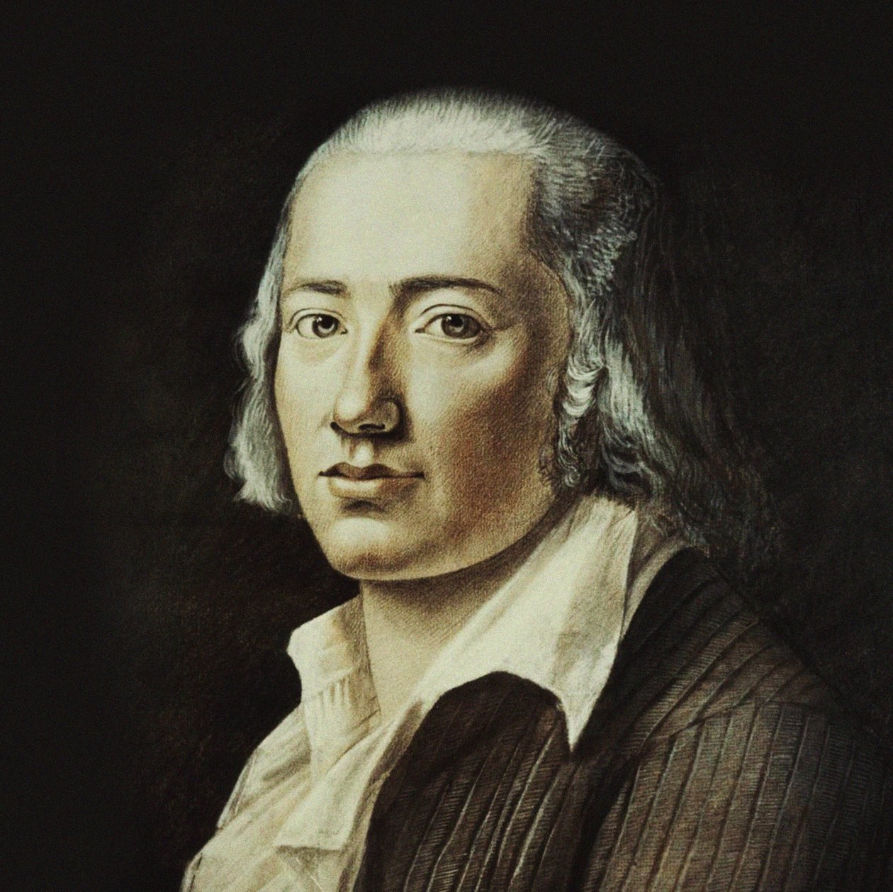 Friedrich Hölderlin 1770-1843 według Franza Karla Hiemera. autorstwa Unbekannt