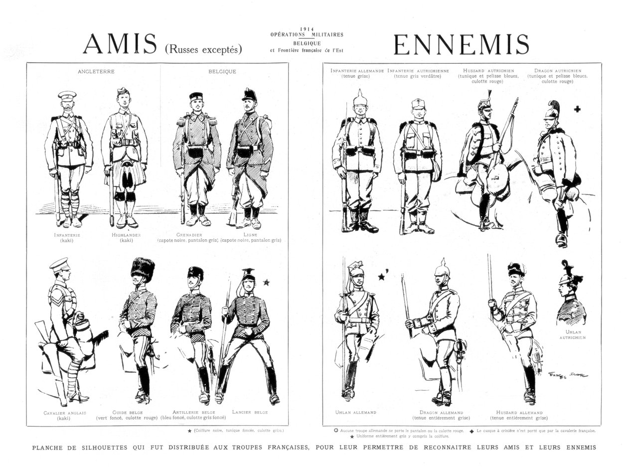 Przyjaciele i wrogowie, 1914 autorstwa Unbekannt