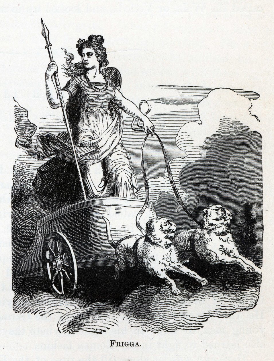 Frigga, 1882 autorstwa Unbekannt