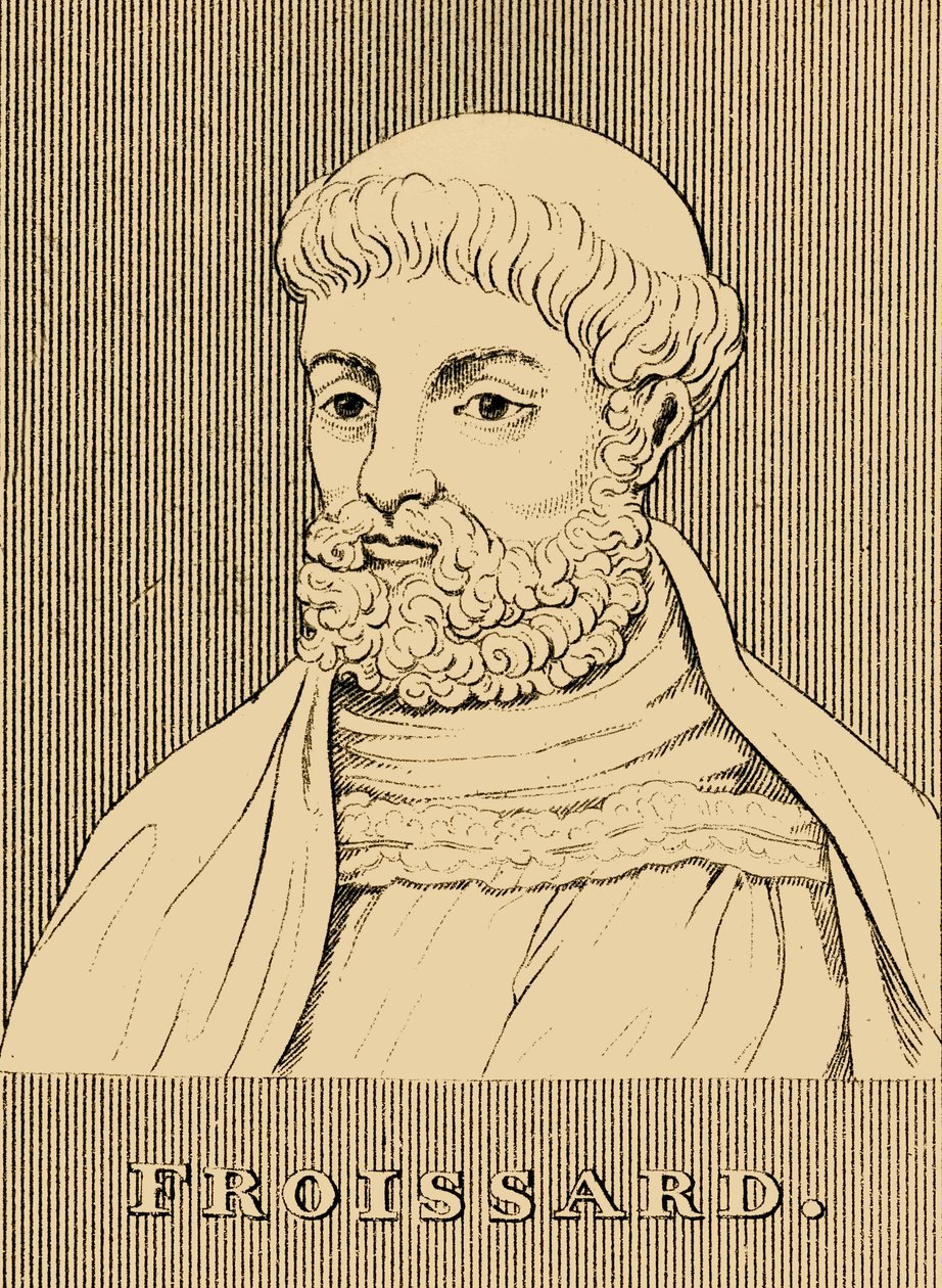 Froissard, ok. 1337–1405, 1830 r. autorstwa Unbekannt