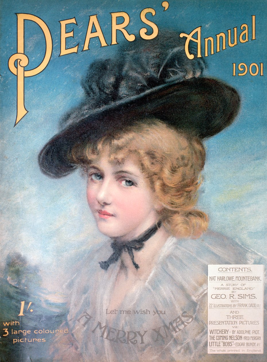 Przednia okładka „Pears Annual”, 1901 autorstwa Unbekannt