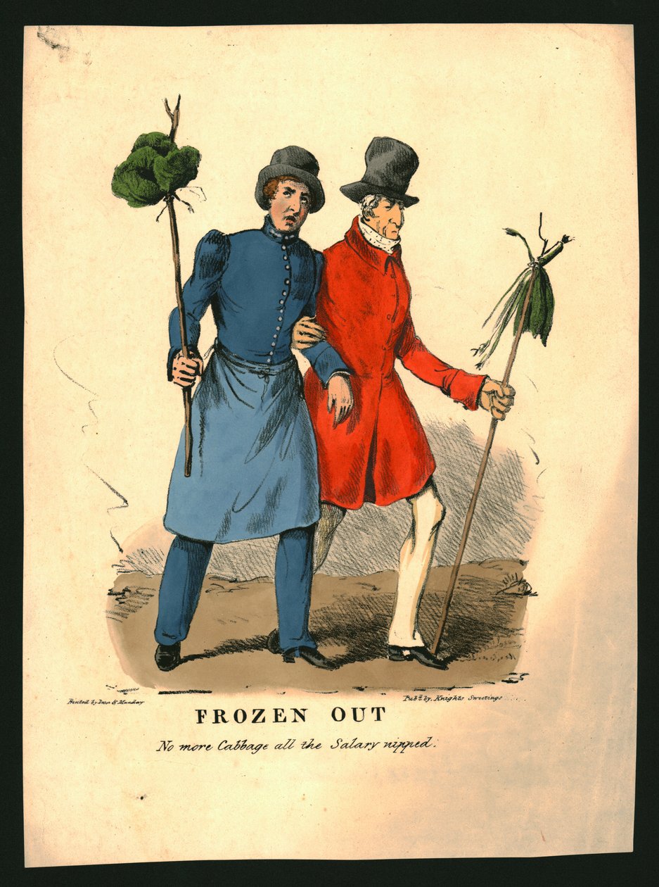 Zamarznięte, ok. 1830. autorstwa Unbekannt