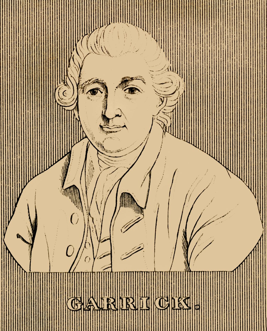 Garrick, 1717-1779, 1830. autorstwa Unbekannt