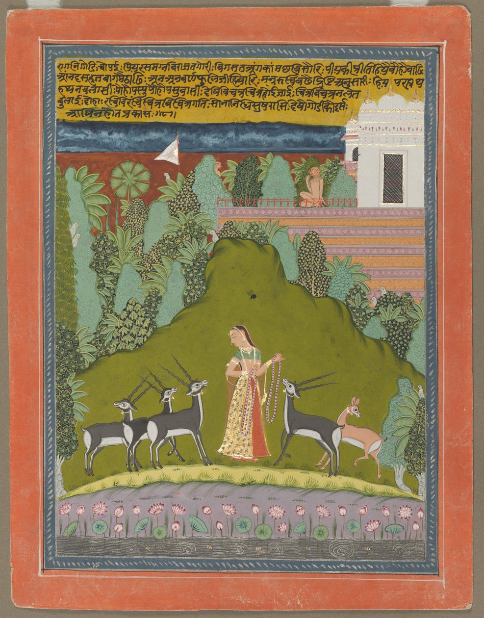 Gaudi Ragini, ok. 1700-1725. autorstwa Unbekannt