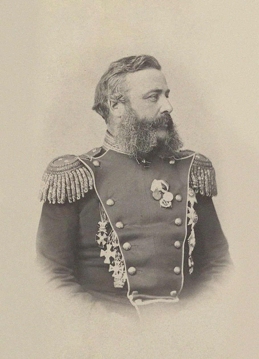Generał Carl Heinrich von Dehn 1816-1878. autorstwa Unbekannt