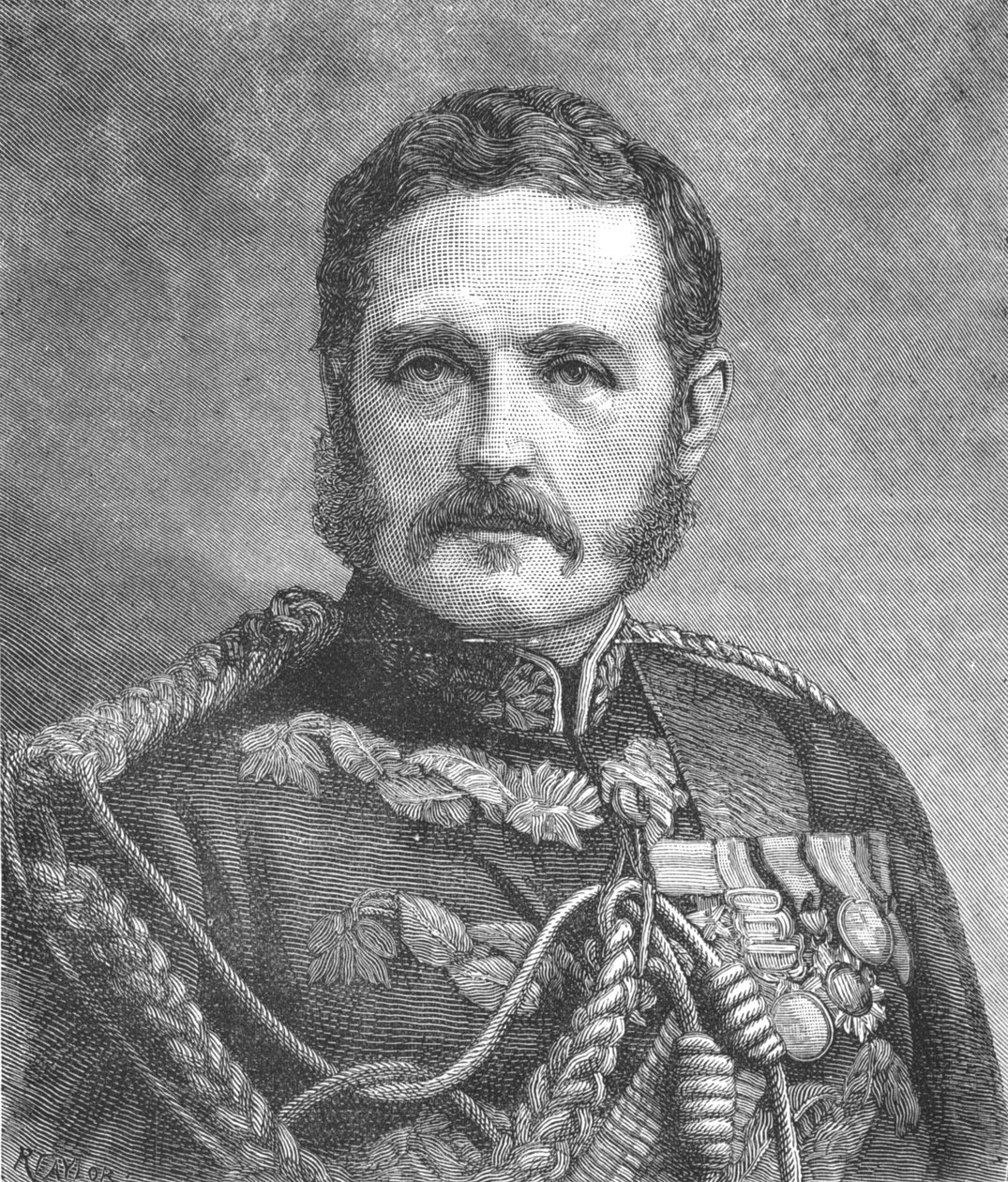 Generał Earle, ok. 1885 r. autorstwa Unbekannt