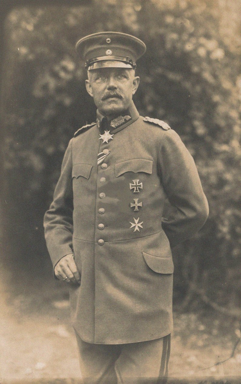 Generał Johannes von Busse 1862-1936, 1918. autorstwa Unbekannt