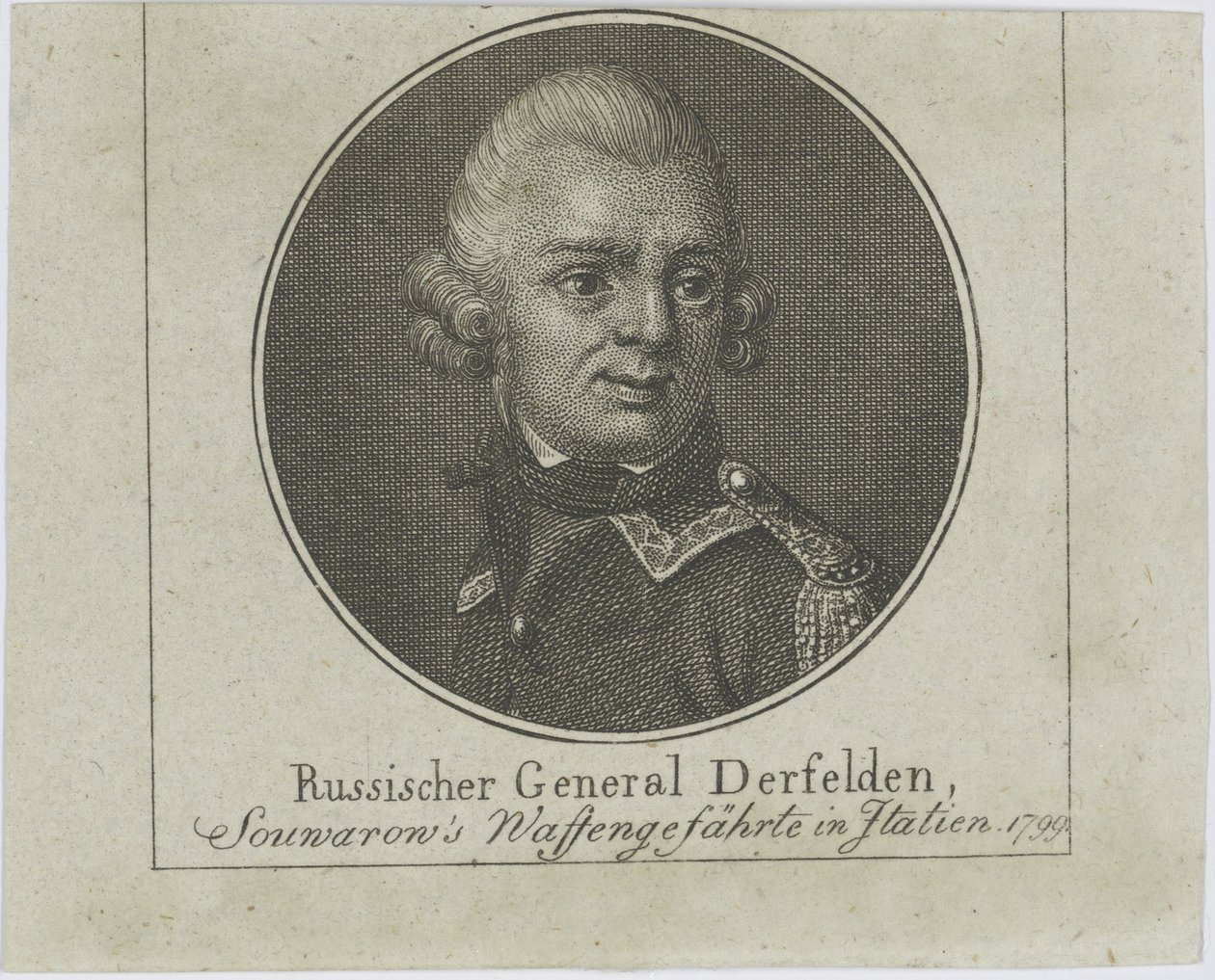 Generał Otto Wilhelm Derfelden 1737-1819 , c. 1800. autorstwa Unbekannt