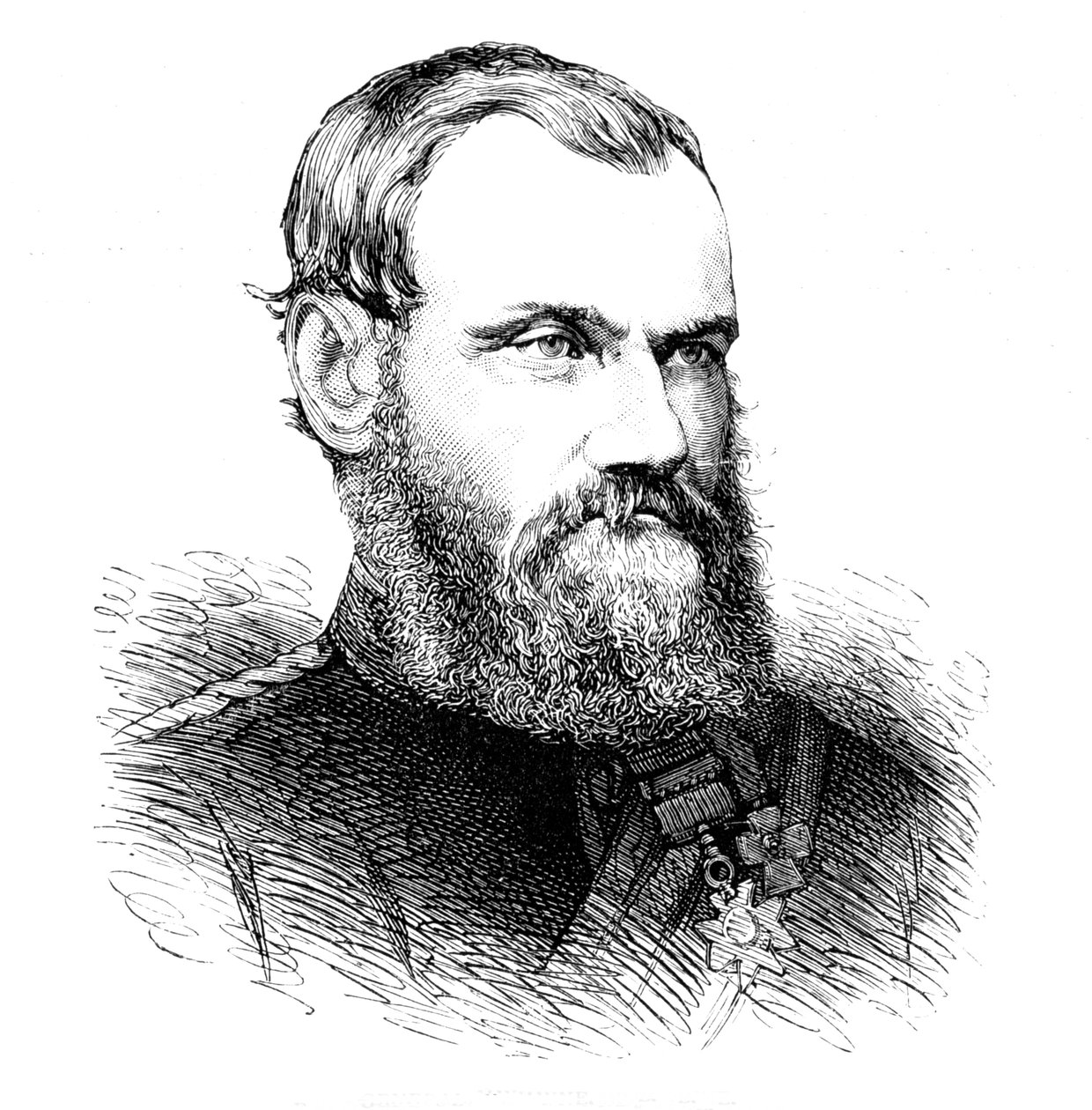 Generał Sir Samuel Browne, ok. 1880 r. autorstwa Unbekannt