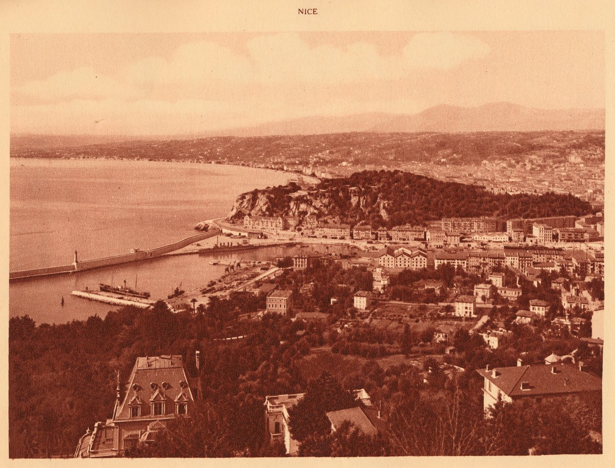 Widok ogólny Nicei, 1930. autorstwa Unbekannt