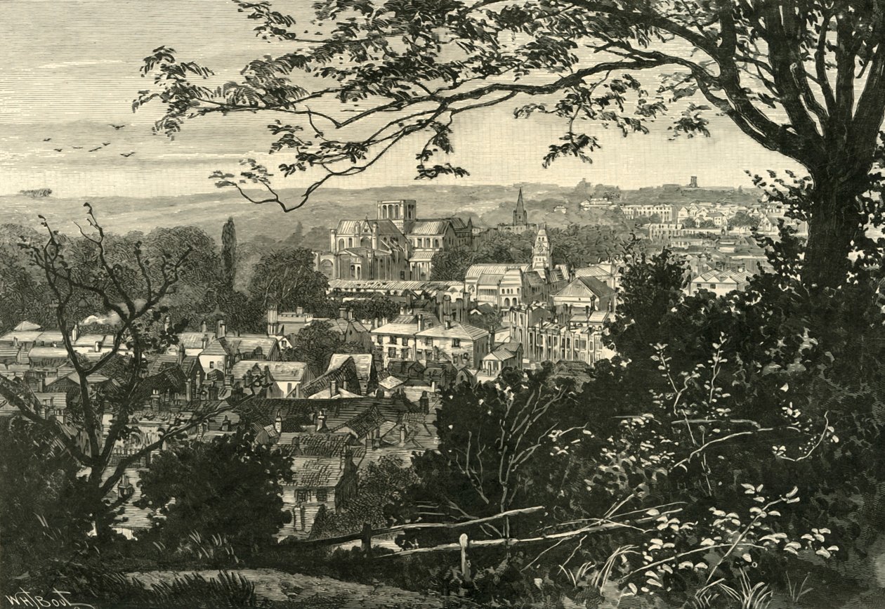Widok ogólny Winchester, 1898. autorstwa Unbekannt