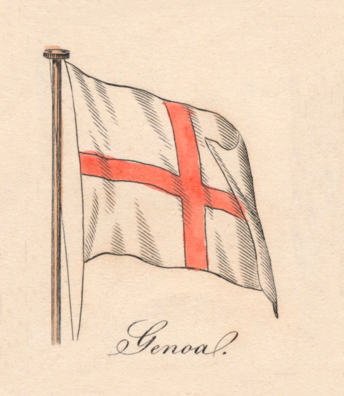 Genua, 1838 autorstwa Unbekannt