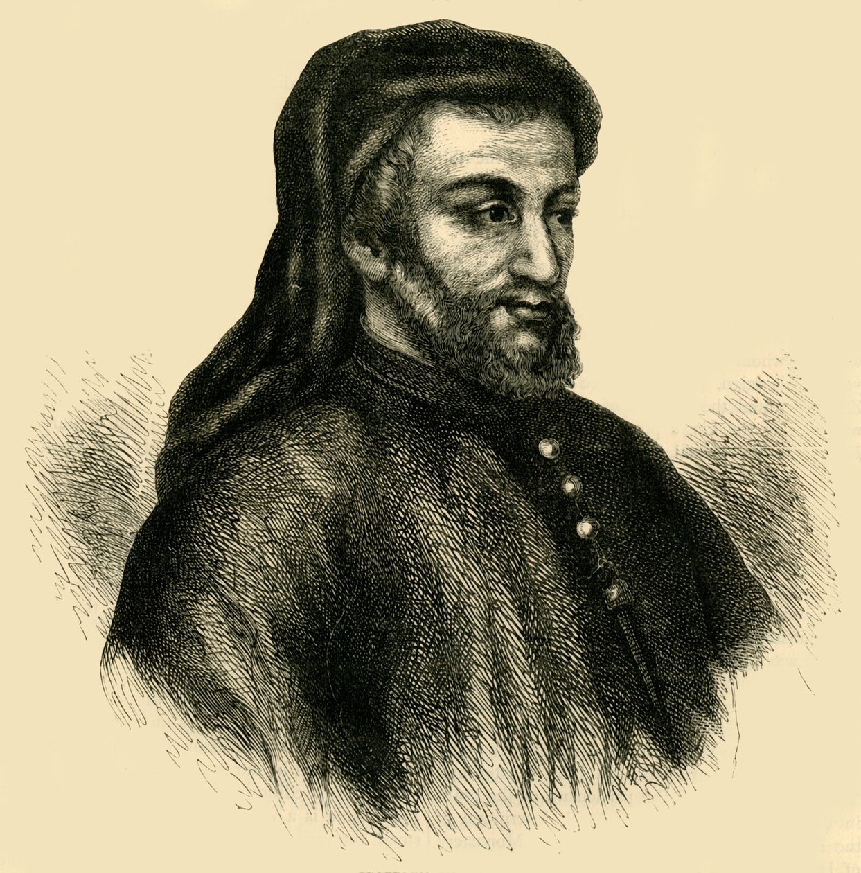 Geoffrey Chaucer, ok. 1878. autorstwa Unbekannt