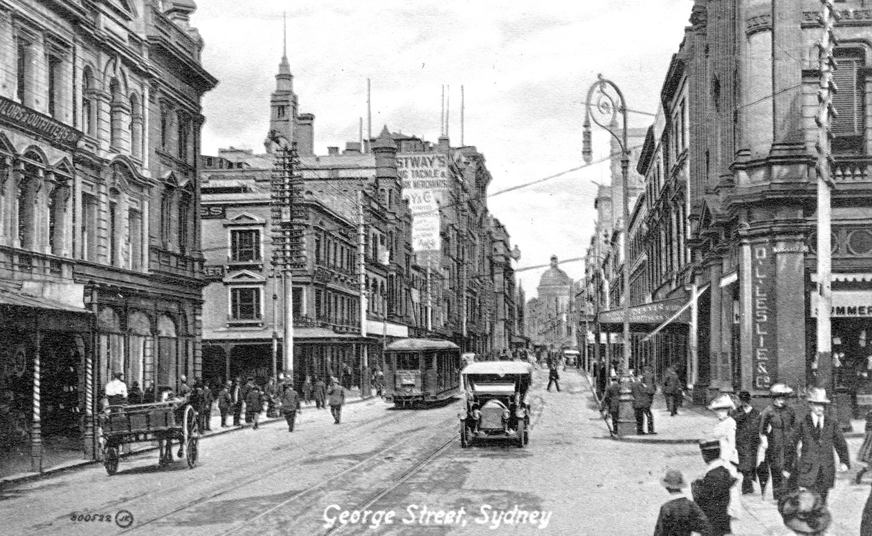 George Street, Sydney, Australia, ok. 1900 autorstwa Unbekannt