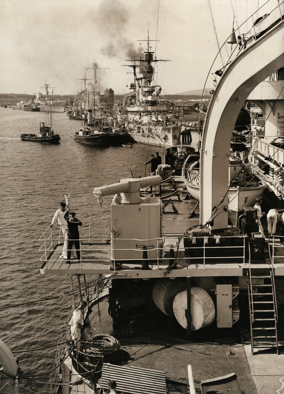 Wizyta floty niemieckiej w Świnoujściu, 1933. autorstwa Unbekannt