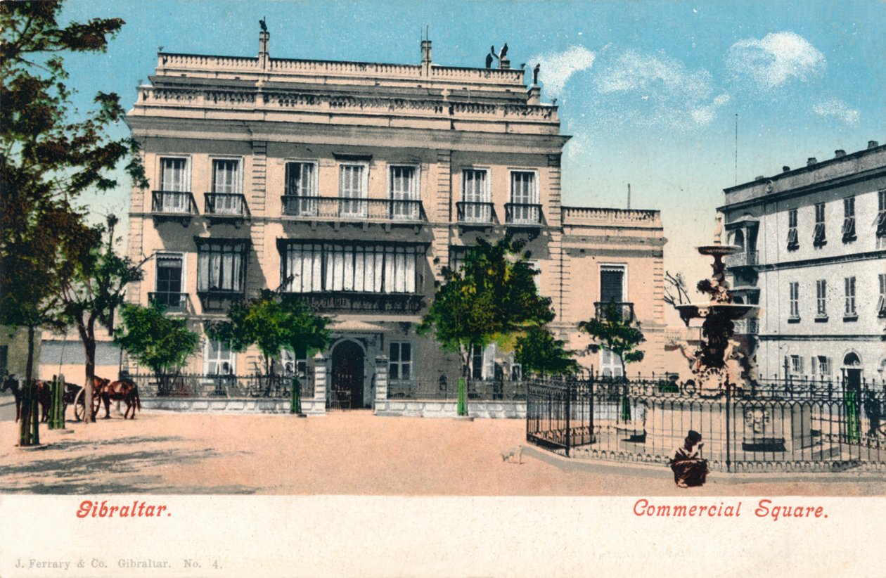 Gibraltar - Plac Handlowy, ok. 1900. autorstwa Unbekannt