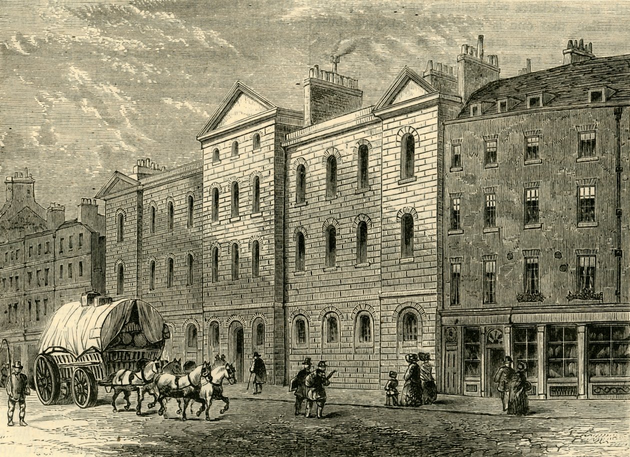 Giltspur Street Compter, 1840, ok. 1872. autorstwa Unbekannt