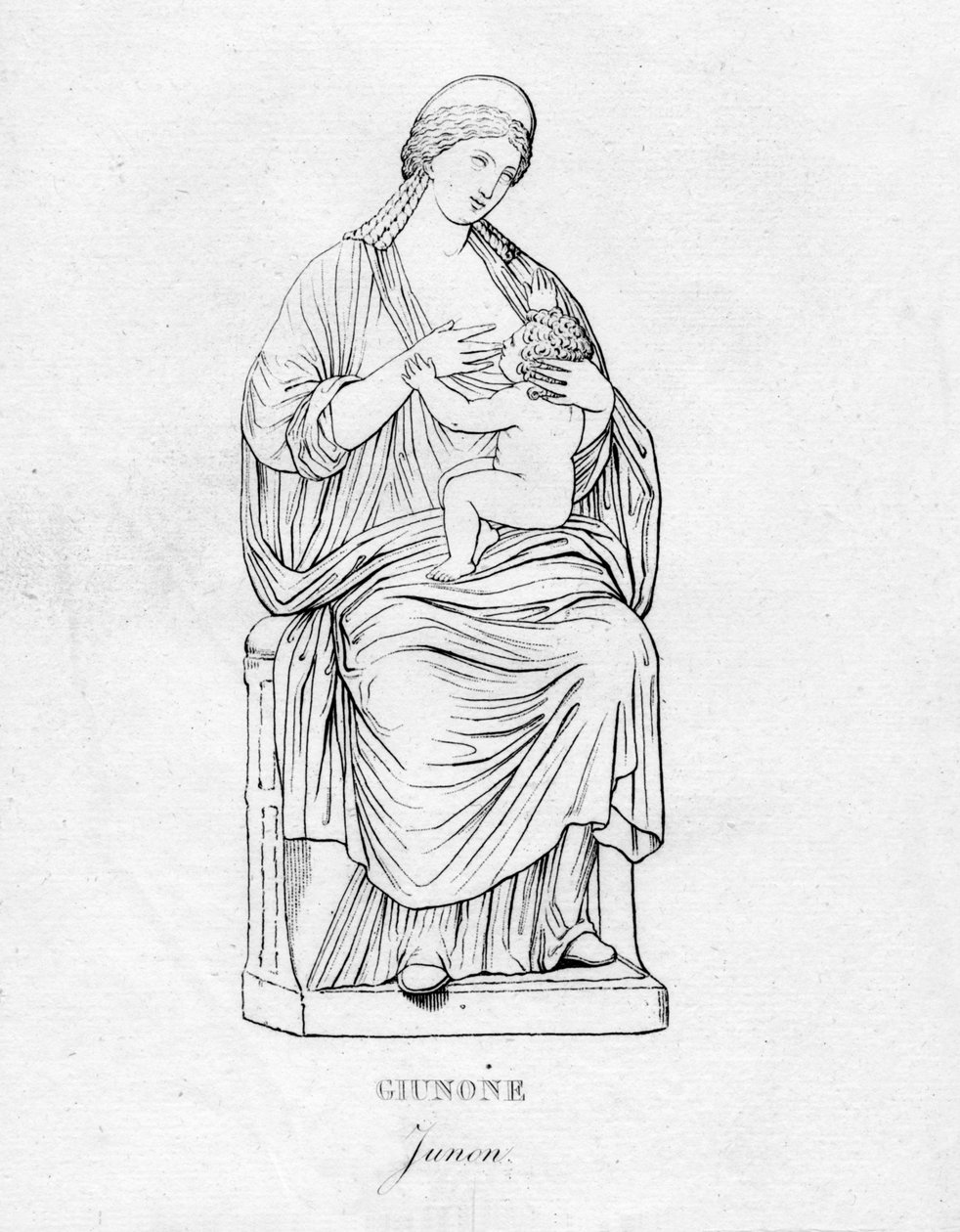 Juno Junon, c1850 autorstwa Unbekannt