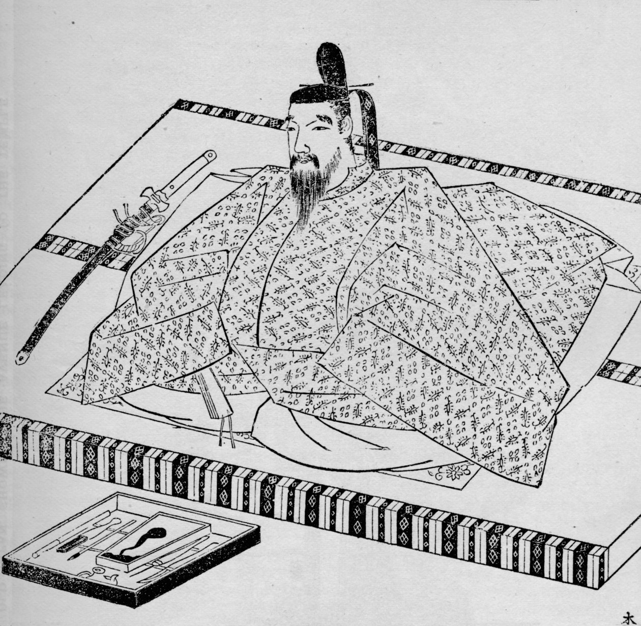Go-Daigo, cesarz Japonii, 1907 autorstwa Unbekannt